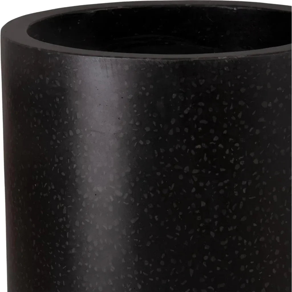 Tall Cylinder Terrazzo Round Planter - LOOMLAN - Planters