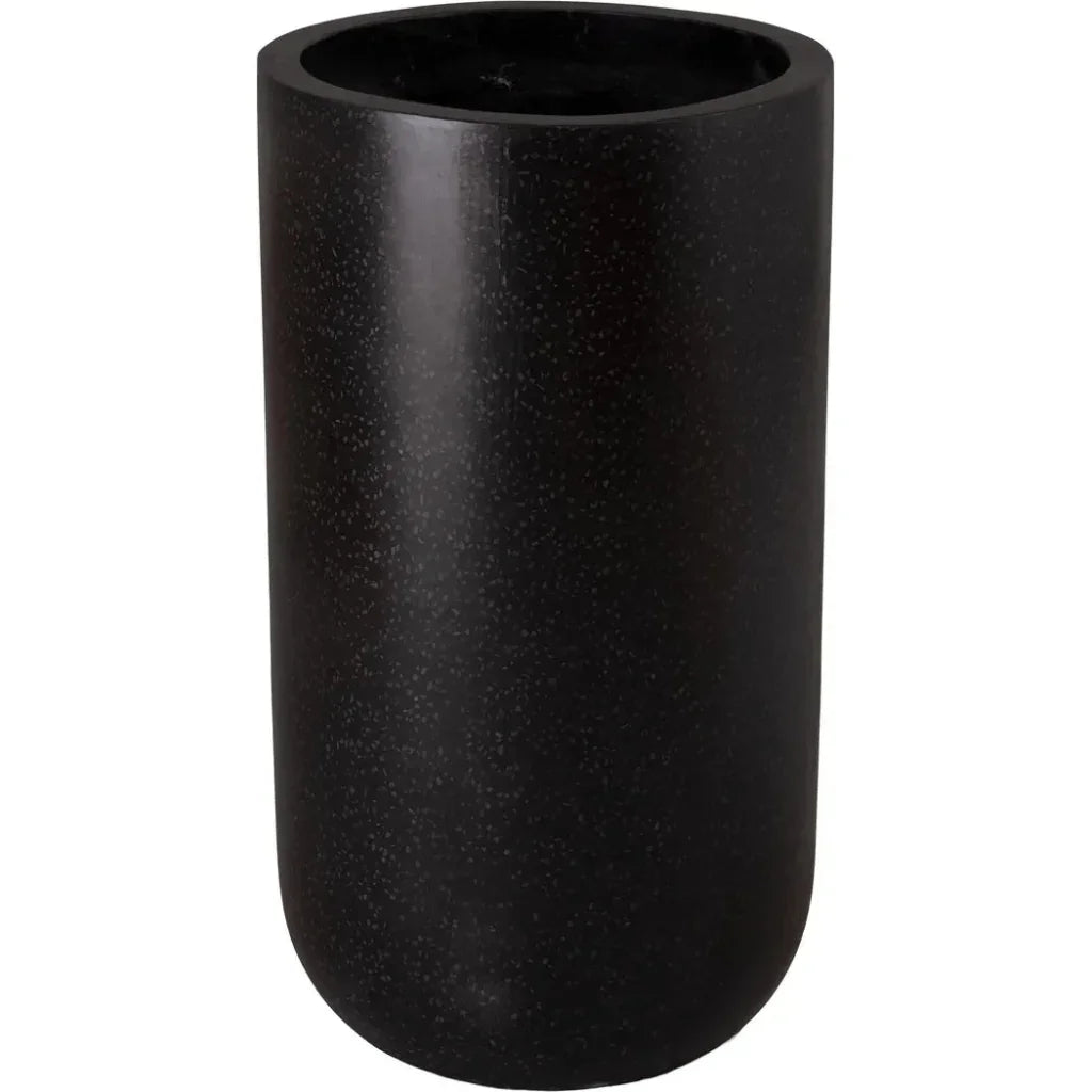 Tall Cylinder Terrazzo Round Planter - LOOMLAN - Planters