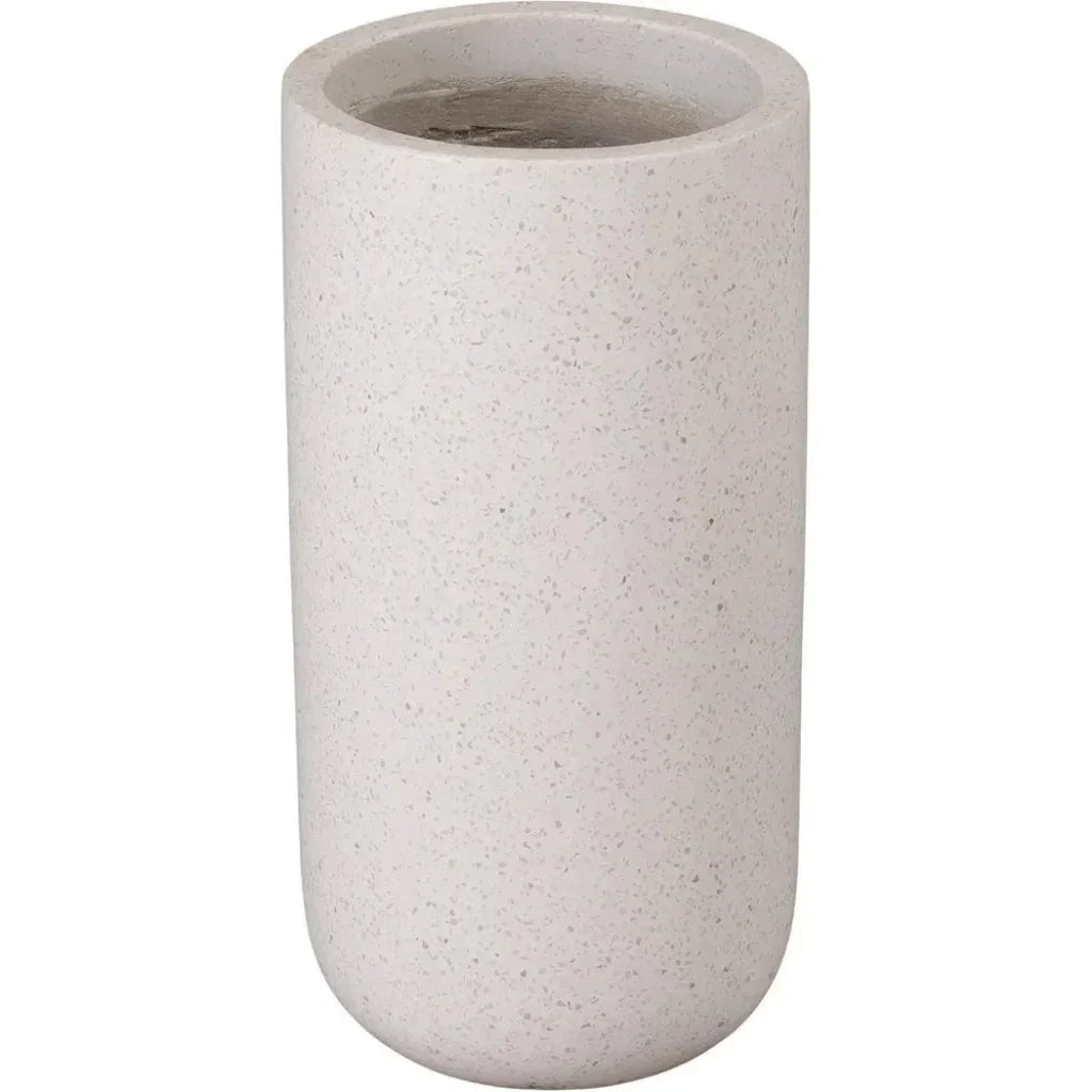 Tall Cylinder Terrazzo Round Planter - LOOMLAN - Planters