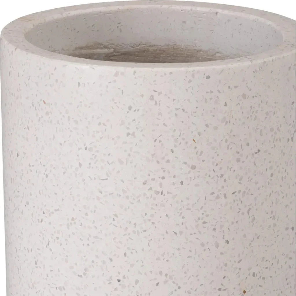 Tall Cylinder Terrazzo Round Planter - LOOMLAN - Planters