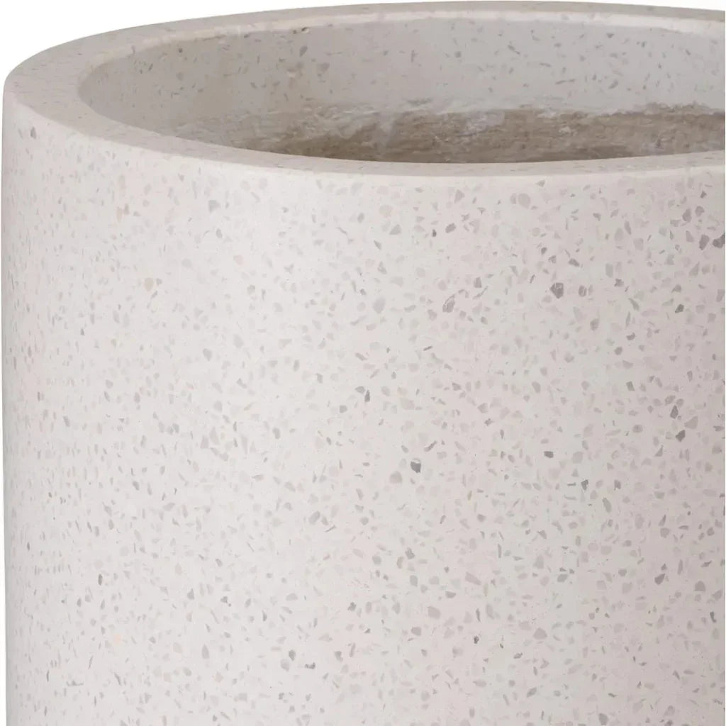 Tall Cylinder Terrazzo Round Planter - LOOMLAN - Planters