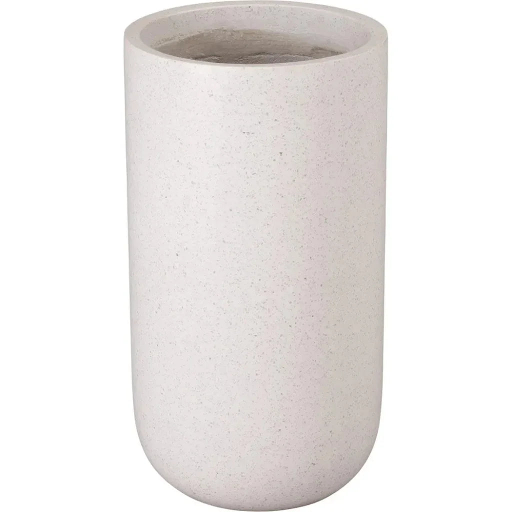 Tall Cylinder Terrazzo Round Planter - LOOMLAN - Planters