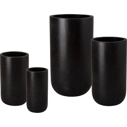 Tall Cylinder Terrazzo Round Planter - LOOMLAN - Planters