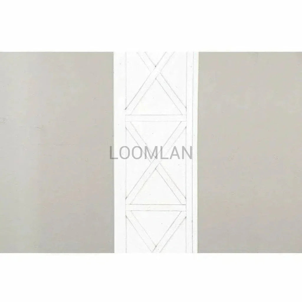 Tall Home Office White & Black Bookcase - LOOMLAN - Sunny D - Bookcases