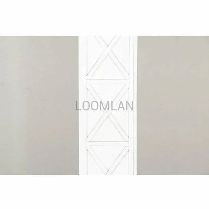 Tall Home Office White & Black Bookcase - LOOMLAN - Sunny D - Bookcases