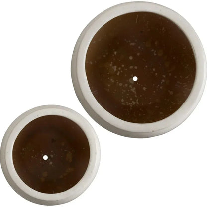 Tall Round Ceramic Planter - LOOMLAN - Emissary - Planters