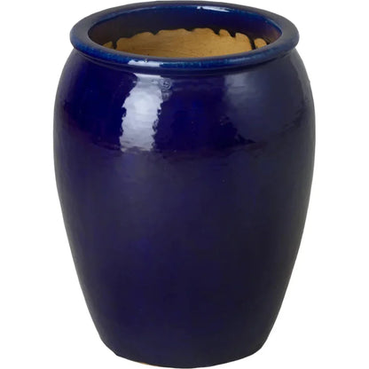 Tall Round Ceramic Planter - LOOMLAN - Emissary - Planters