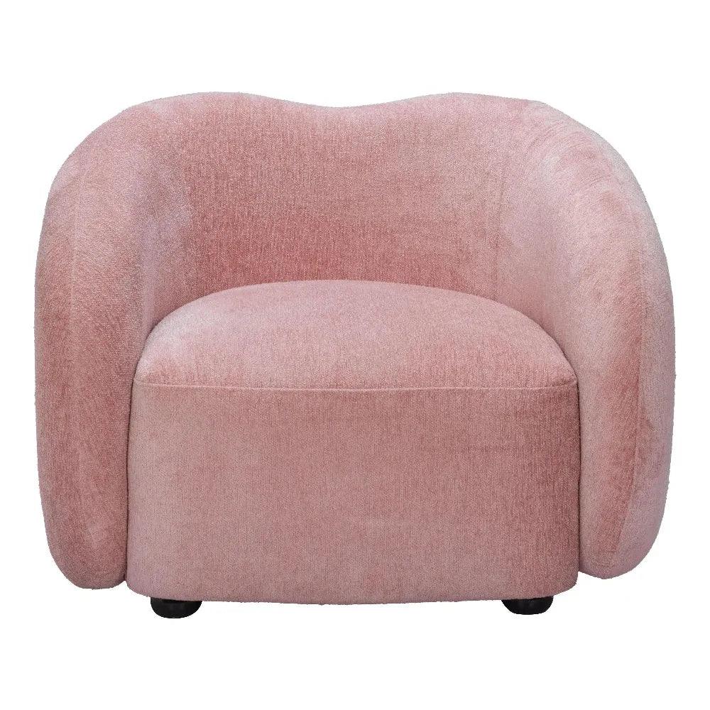 Tallin Mauve Pink Accent Arm Chair - LOOMLAN - Zuo Modern - Club Chairs
