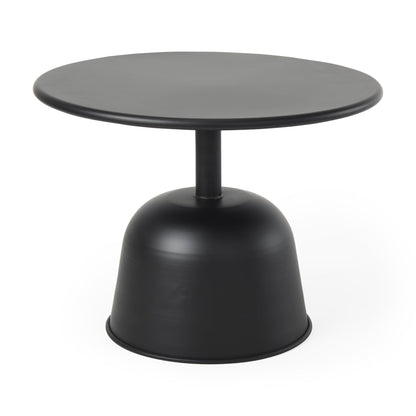 Talulla Matte Black Metal Accent Table