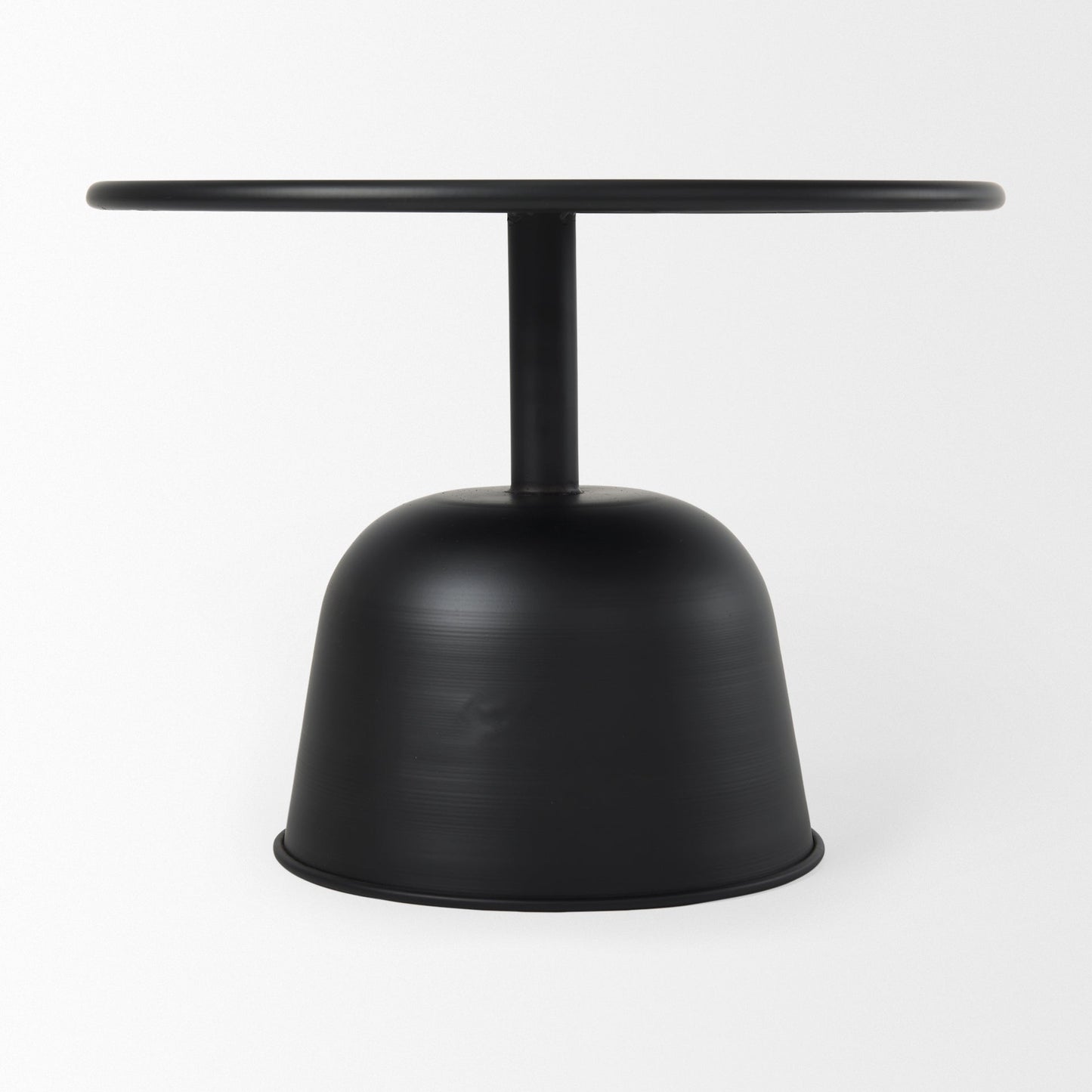 Talulla Matte Black Metal Accent Table