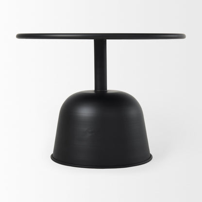Talulla Matte Black Metal Accent Table