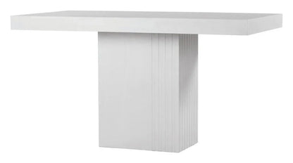 Tama Concrete Counter Patio Dining Table-Outdoor Dining Tables-Seasonal Living-LOOMLAN
