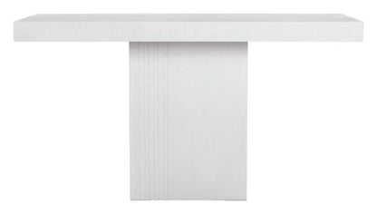 Tama Concrete Counter Patio Dining Table-Outdoor Dining Tables-Seasonal Living-LOOMLAN