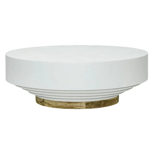 Tambor Resin Patio Coffee Table-Outdoor Coffee Tables-Artesia-LOOMLAN