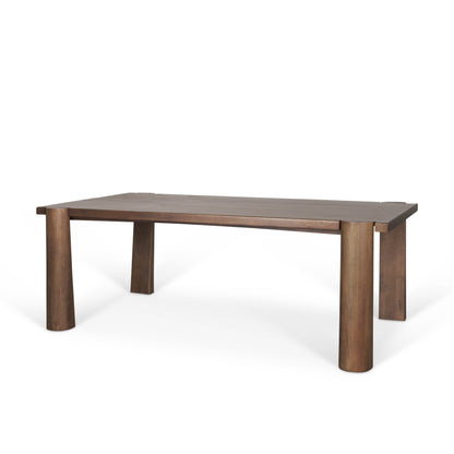 Tammar Wooden Rectangular Dining Table-Dining Tables-Mercana-LOOMLAN
