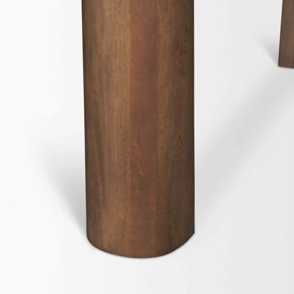 Tammar Wooden Rectangular Dining Table-Dining Tables-Mercana-LOOMLAN