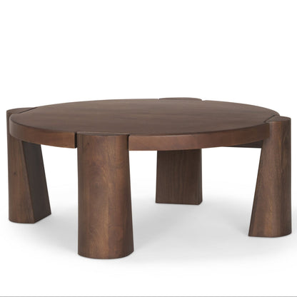 Tammar Wooden Round Coffee Table