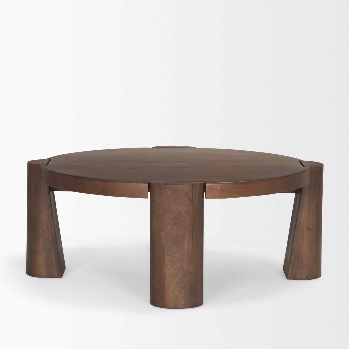 Tammar Wooden Round Coffee Table