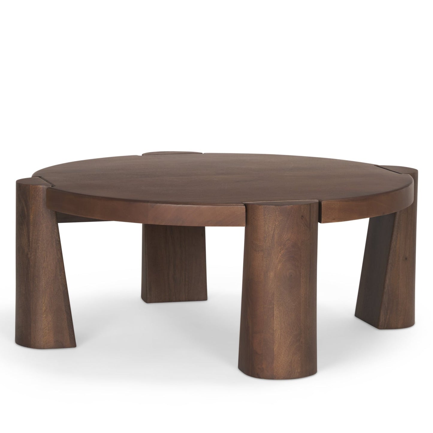 Tammar Wooden Round Coffee Table