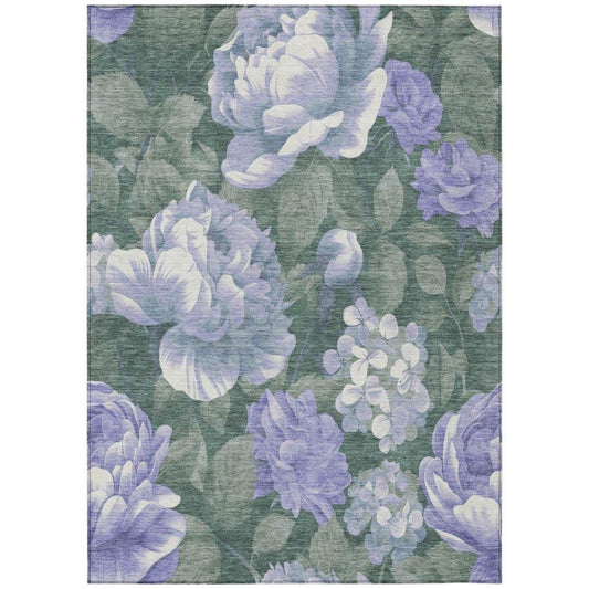 Tanarra Purple Washable Indoor - Outdoor Rug - LOOMLAN - LOOMLAN Rugs - Outdoor Rugs