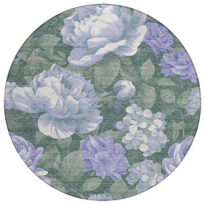 Tanarra Purple Washable Indoor - Outdoor Rug - LOOMLAN - LOOMLAN Rugs - Outdoor Rugs