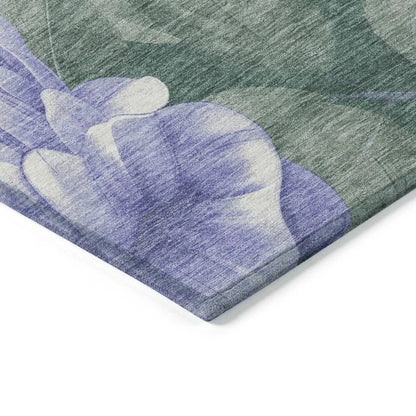 Tanarra Purple Washable Indoor - Outdoor Rug - LOOMLAN - LOOMLAN Rugs - Outdoor Rugs