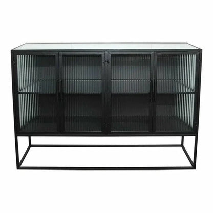 47 Inch Cabinet Black Industrial - LOOMLAN - Moe's Home - Sideboards