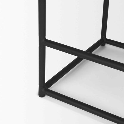 Taniel Light Brown Leather Counter Stool