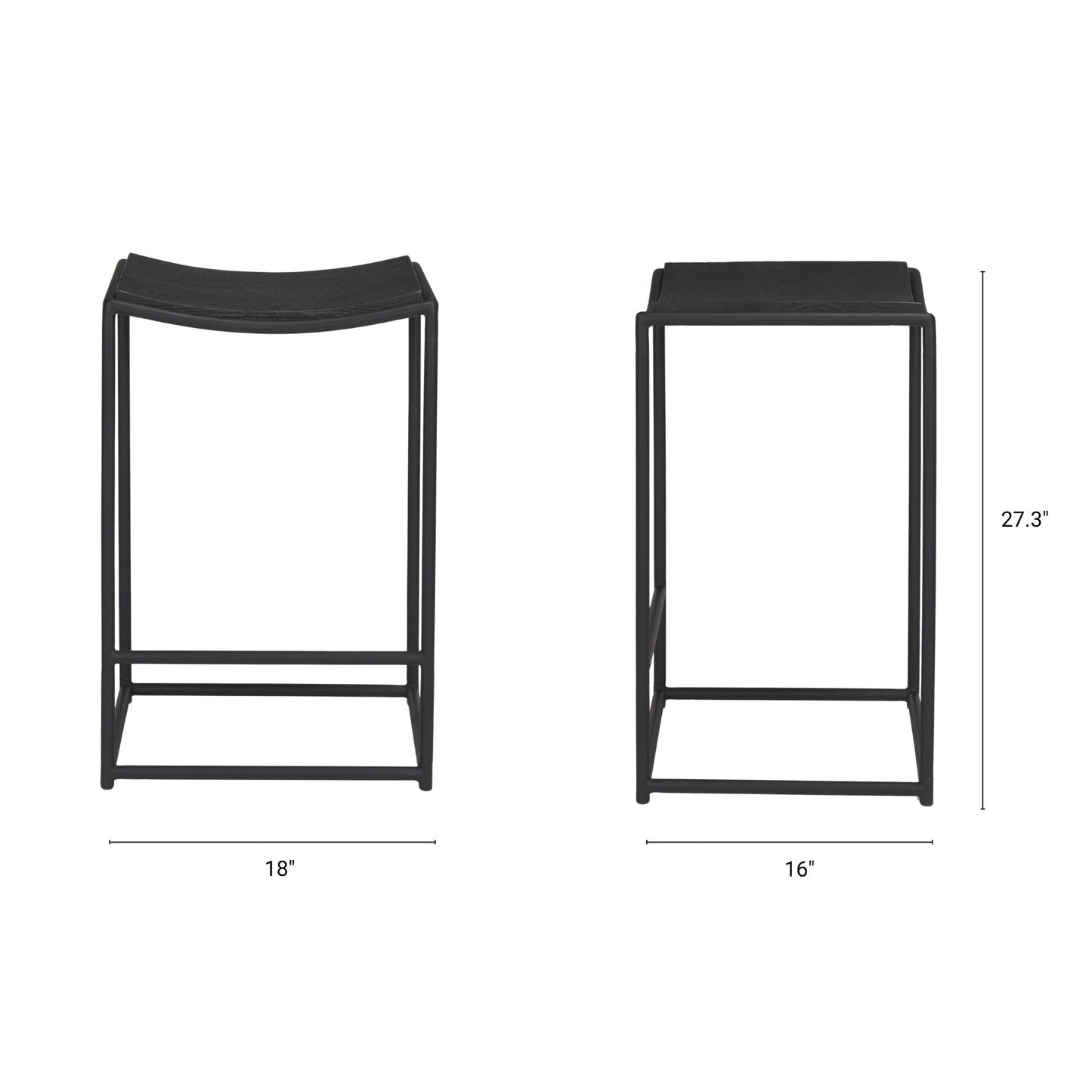 Taniel Light Brown Leather Counter Stool