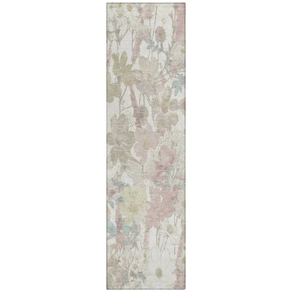Taniska Ivory Washable Indoor - Outdoor Rug - LOOMLAN - LOOMLAN Rugs - Outdoor Rugs