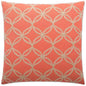 Tanjib Salmon Red Throw Pillow With Insert - LOOMLAN - D.V. Kap - Throw Pillows