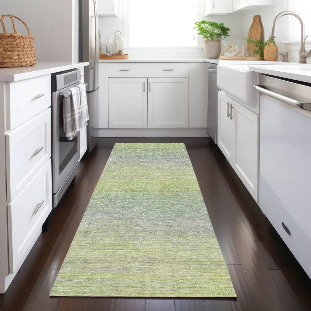 Tanoura Green Washable Indoor - Outdoor Rug - LOOMLAN - LOOMLAN Rugs - Outdoor Rugs