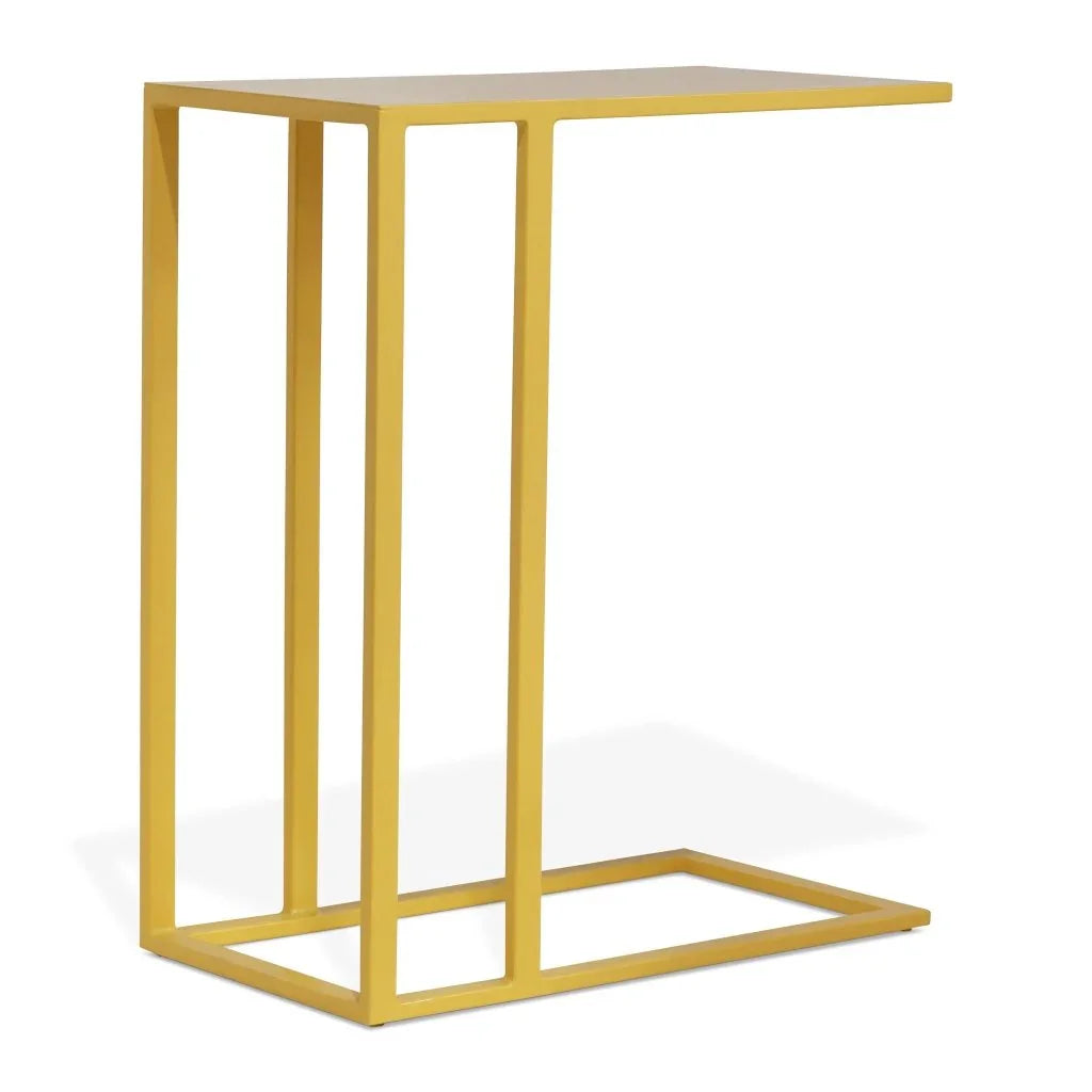 Tanu C Design Enamel Top Rectangular End Table - LOOMLAN - Urbia - Side Tables