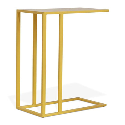 Tanu C Design Enamel Top Rectangular End Table - LOOMLAN - Urbia - Side Tables