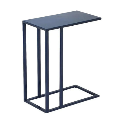 Tanu Iron Framed C Shaped Side Tables - LOOMLAN - Urbia - Side Tables