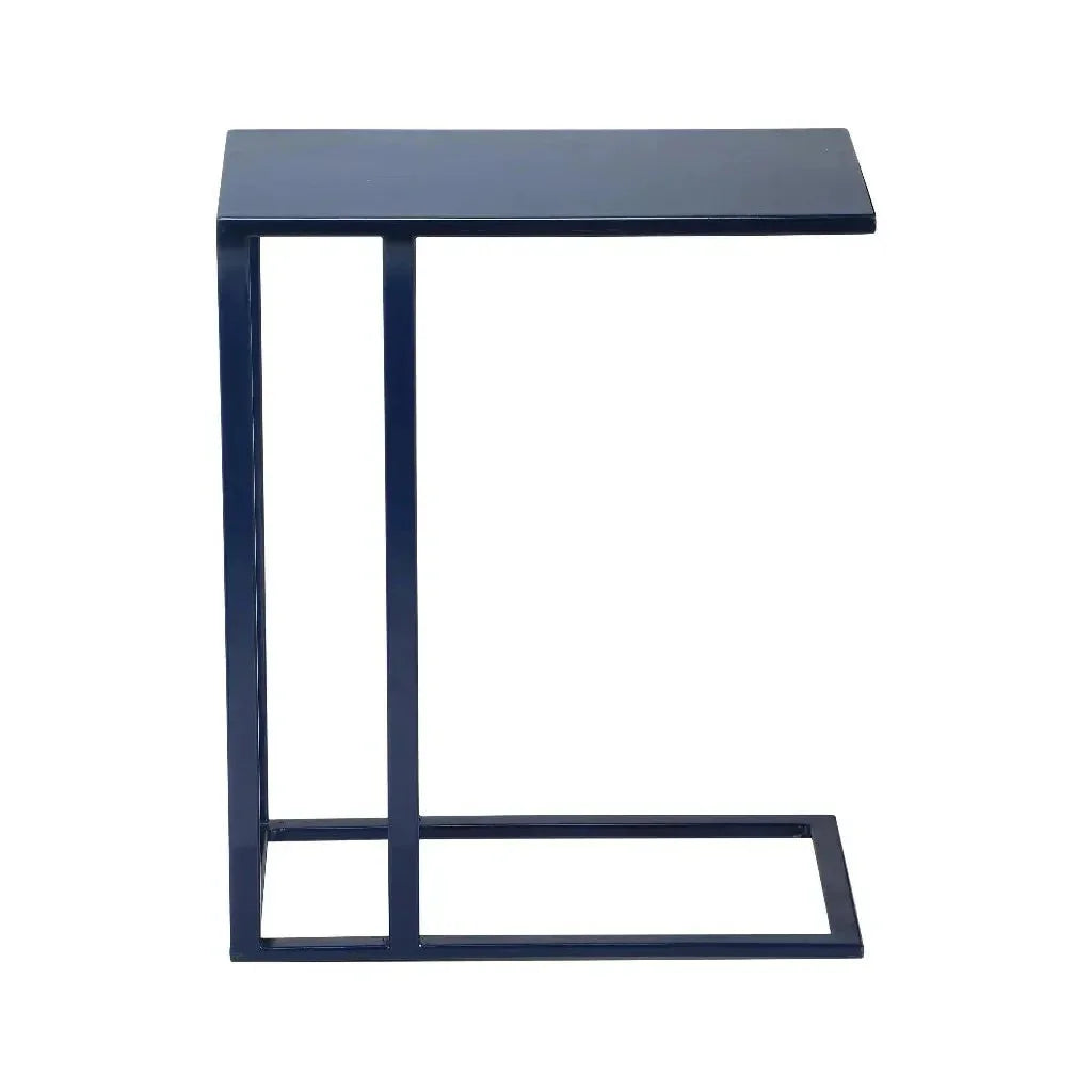 Tanu Iron Framed C Shaped Side Tables - LOOMLAN - Urbia - Side Tables
