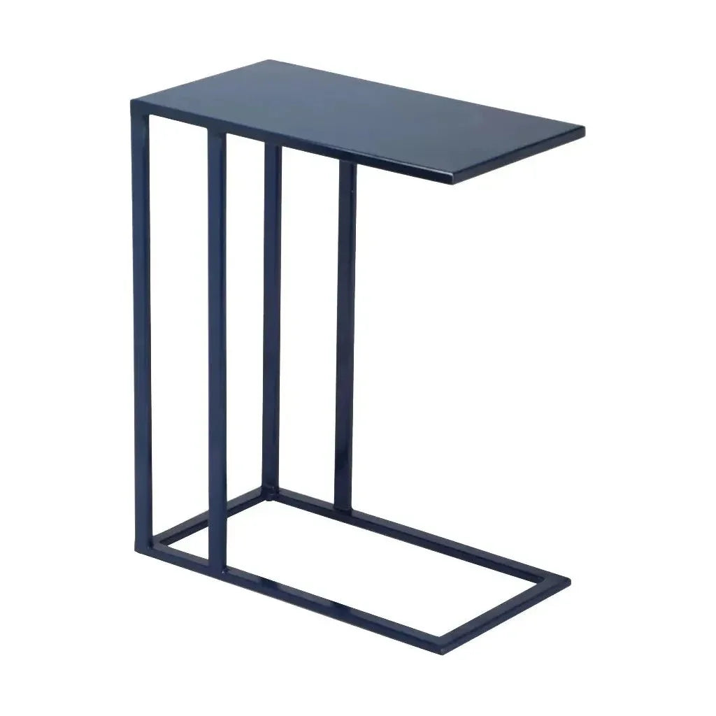 Tanu Iron Framed C Shaped Side Tables - LOOMLAN - Urbia - Side Tables