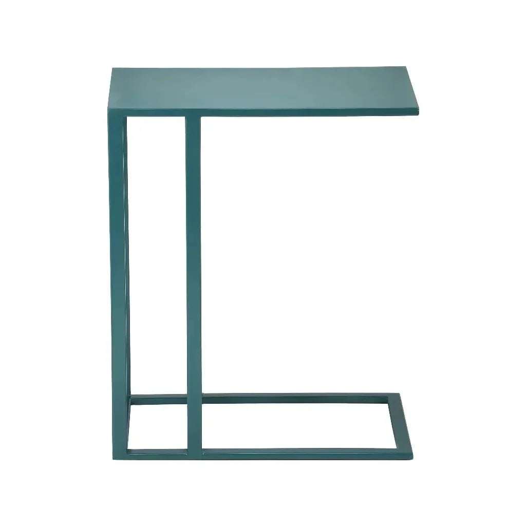 Tanu Iron Framed C Shaped Side Tables - LOOMLAN - Urbia - Side Tables