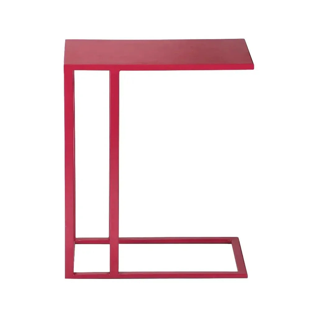 Tanu Iron Framed C Shaped Side Tables - LOOMLAN - Urbia - Side Tables