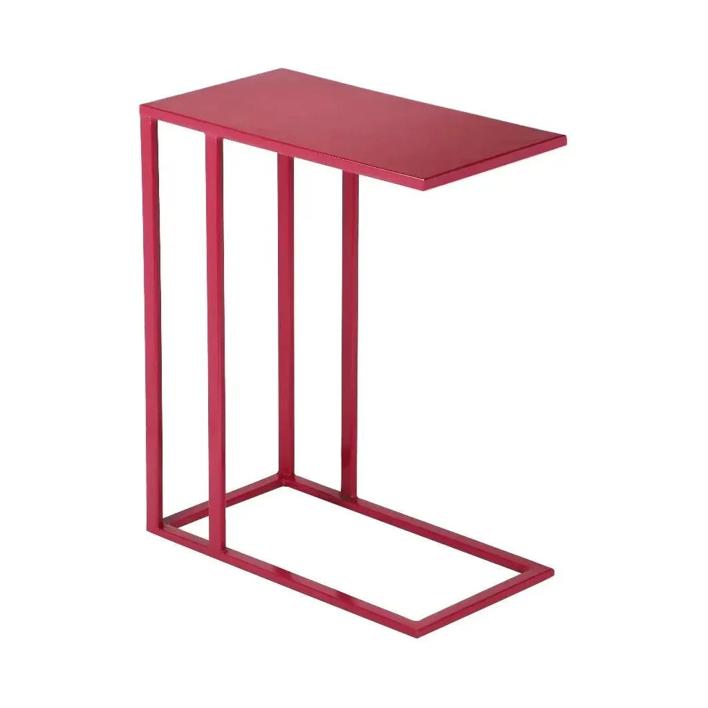 Tanu Iron Framed C Shaped Side Tables - LOOMLAN - Urbia - Side Tables