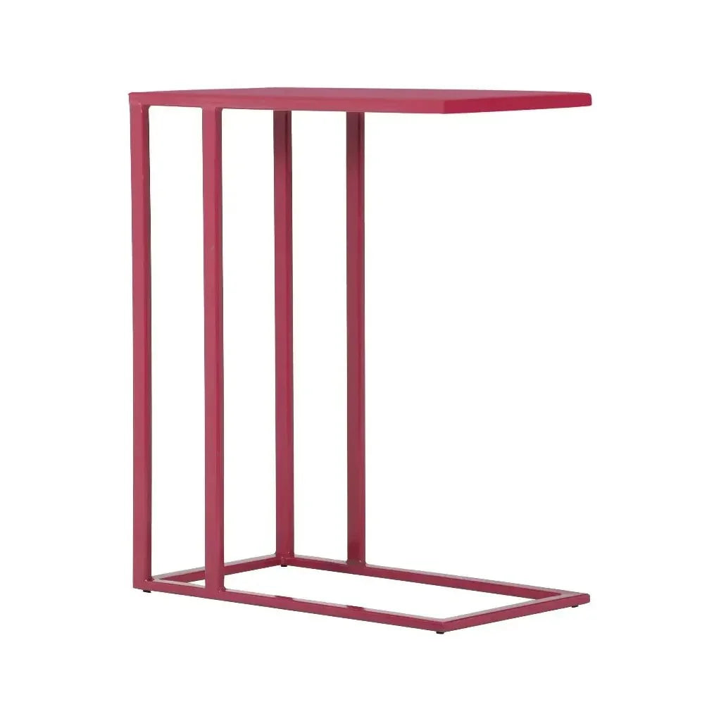 Tanu Iron Framed C Shaped Side Tables - LOOMLAN - Urbia - Side Tables