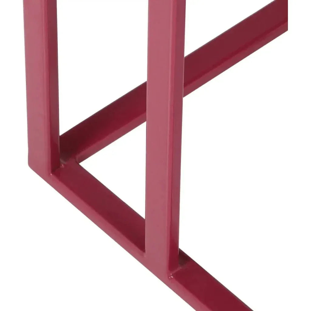 Tanu Iron Framed C Shaped Side Tables - LOOMLAN - Urbia - Side Tables