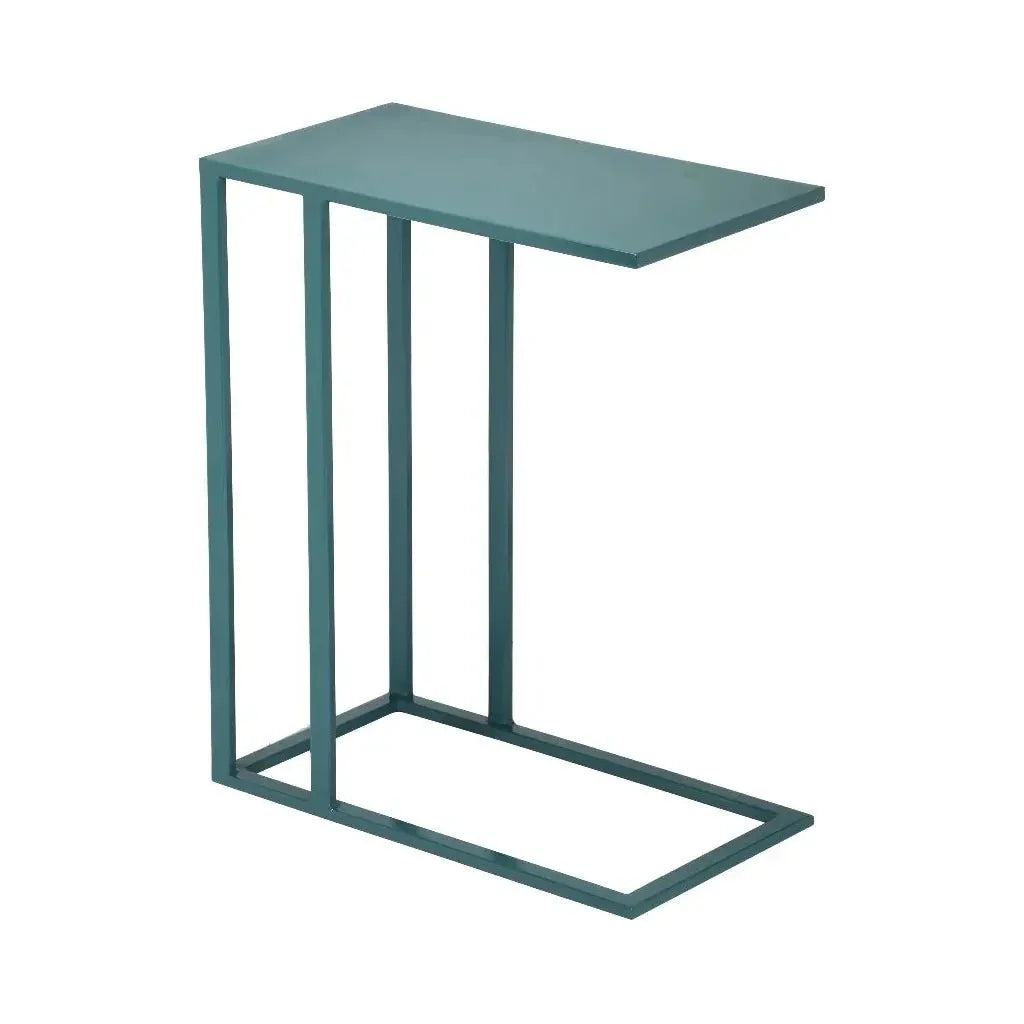 Tanu Iron Framed C Shaped Side Tables - LOOMLAN - Urbia - Side Tables