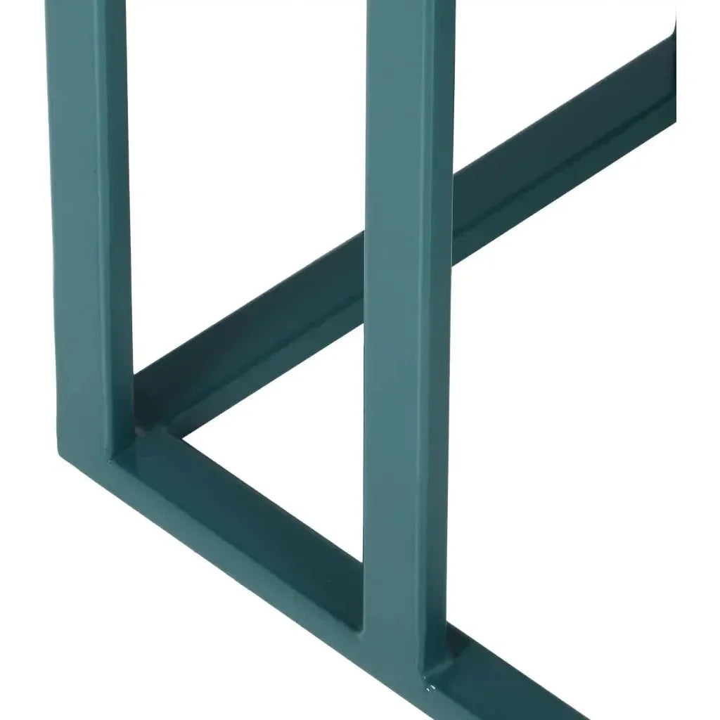 Tanu Iron Framed C Shaped Side Tables - LOOMLAN - Urbia - Side Tables