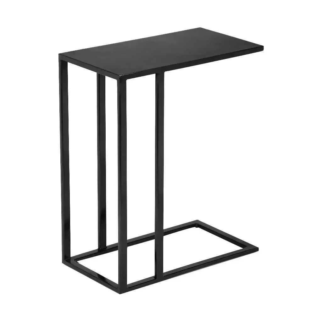 Tanu Iron Framed C Shaped Side Tables - LOOMLAN - Urbia - Side Tables
