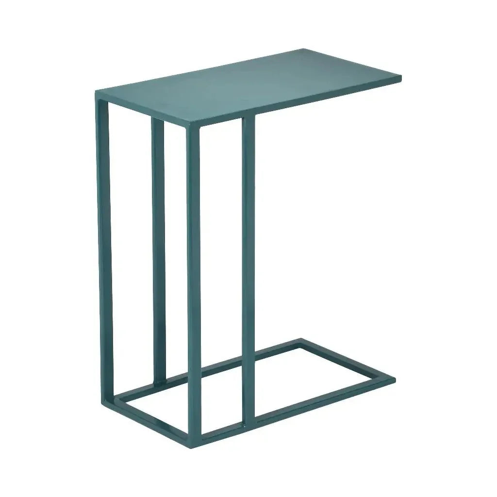Tanu Iron Framed C Shaped Side Tables - LOOMLAN - Urbia - Side Tables