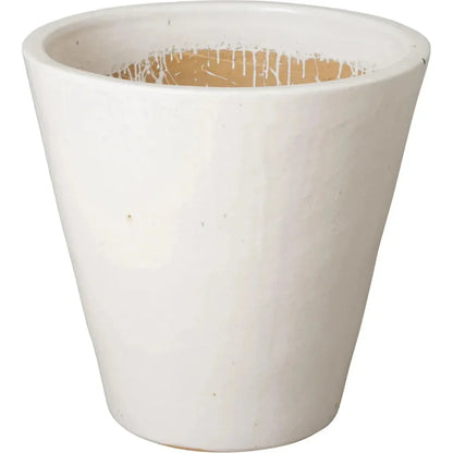 Tapered Round Ceramic Planter - LOOMLAN - Emissary - Planters