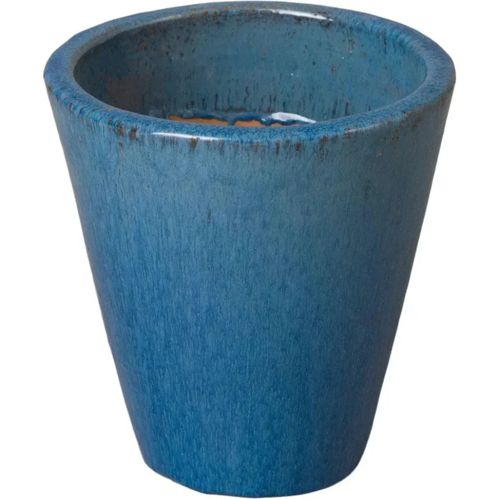 Tapered Round Ceramic Planter - LOOMLAN - Emissary - Planters