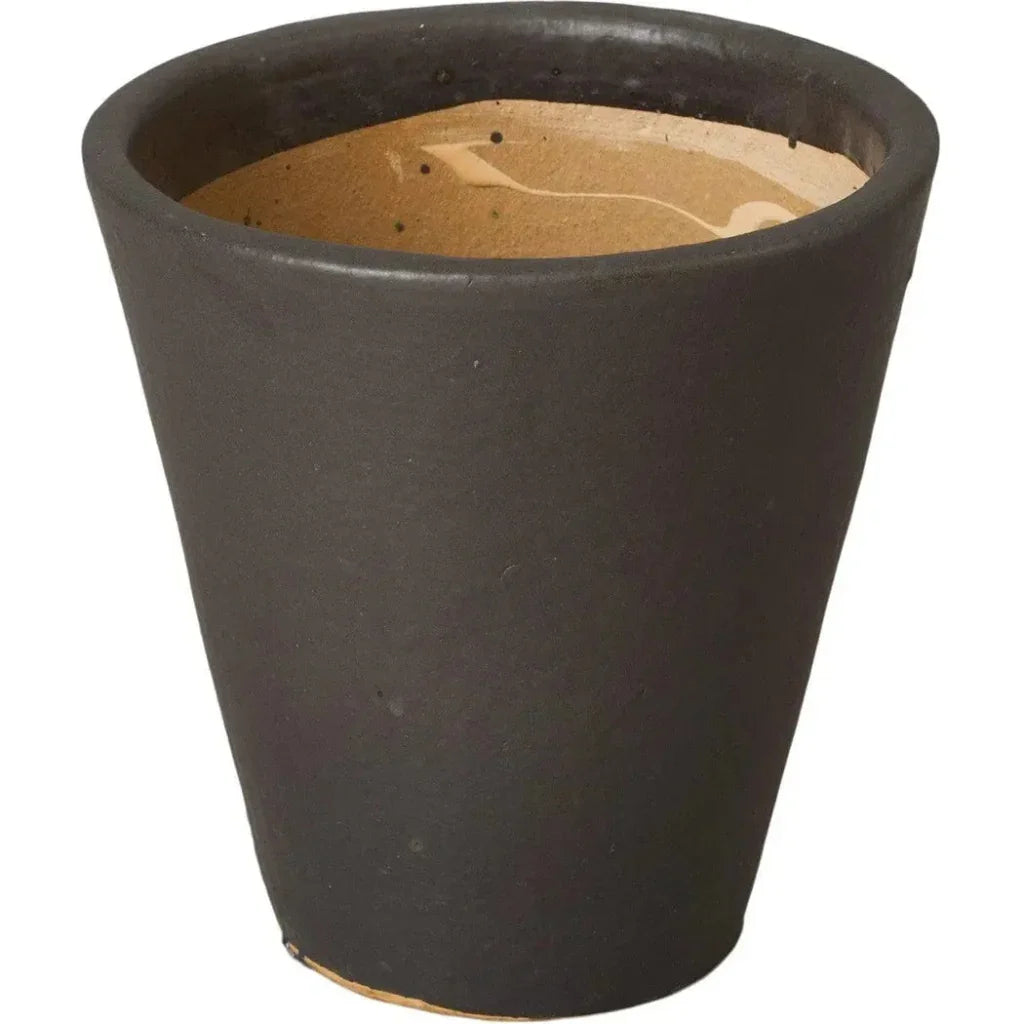 Tapered Round Ceramic Planter - LOOMLAN - Emissary - Planters
