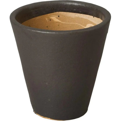 Tapered Round Ceramic Planter - LOOMLAN - Emissary - Planters